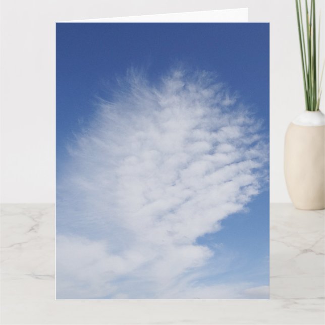 Carte Beau nuage (Devant)