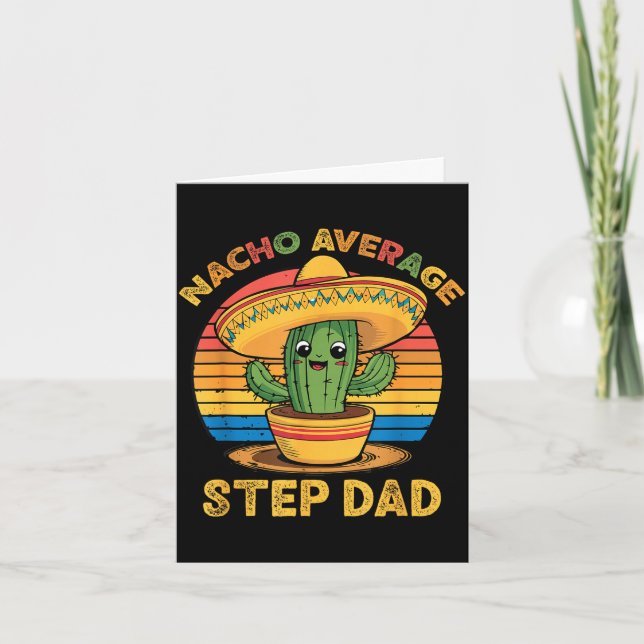 Carte Beau-père moyen nacho mexicain cinq de mayo drôle (Devant)