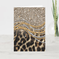 Beau Poster de animal tendance Leopard Faux