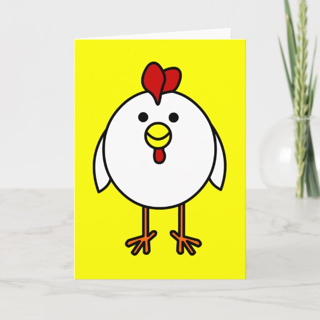 Carte Beau poulet (Devant)
