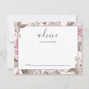 Carte Beau rose Roses Conseils pour la mariée