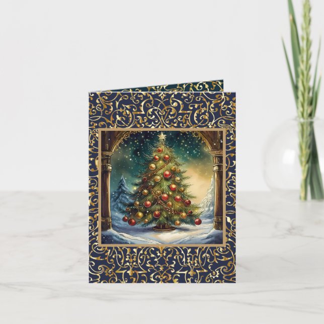 Carte Beau sapin de Noël (Devant)