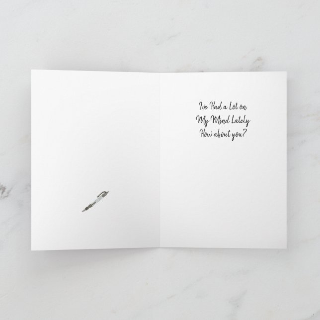 Carte Beaucoup Dans Mon Esprit (Intérieur)