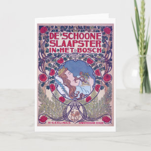 Carte Beauté dormante, Art de couverture, Van Caspel