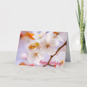 Carte Beauté Incroyable Des Fleurs Sakura Au Printemps