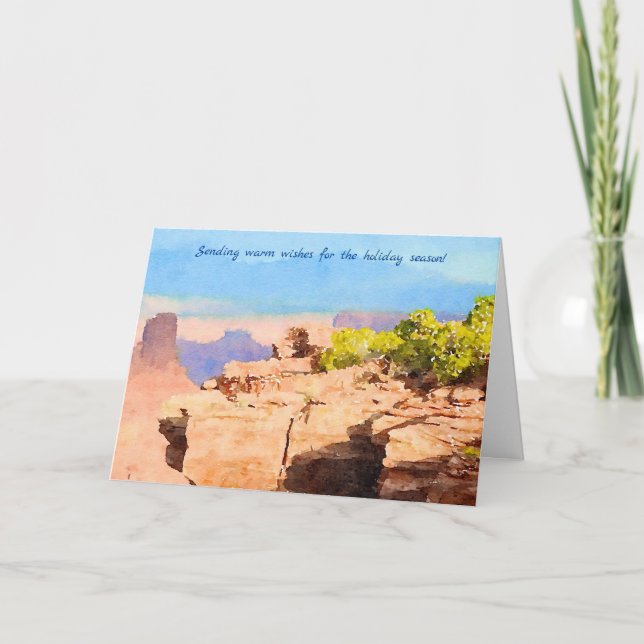 Carte Beauté sud-ouest étonnante en Utah Holiday (Devant)