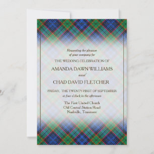 Carte Beauté Tartan Clan Fletcher Plaid Écossais