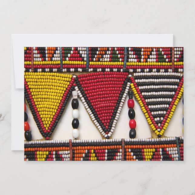 Carte Beauté tribale Masaï (Devant)