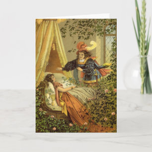 Carte Beauté vintage du dormant, Contes de fées victorie