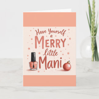 Carte  Beautiful Card for any manicure Lover
