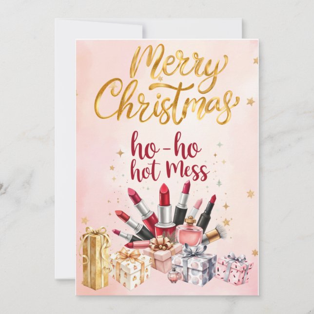 Carte Beautiful Cosmetics inspired greeting card (Devant)