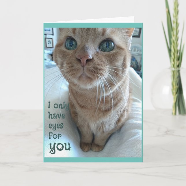 Carte Beautiful Eyes Valentine (Devant)