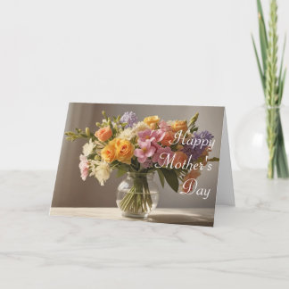 Carte Beautiful Flowers Mother's Day Card