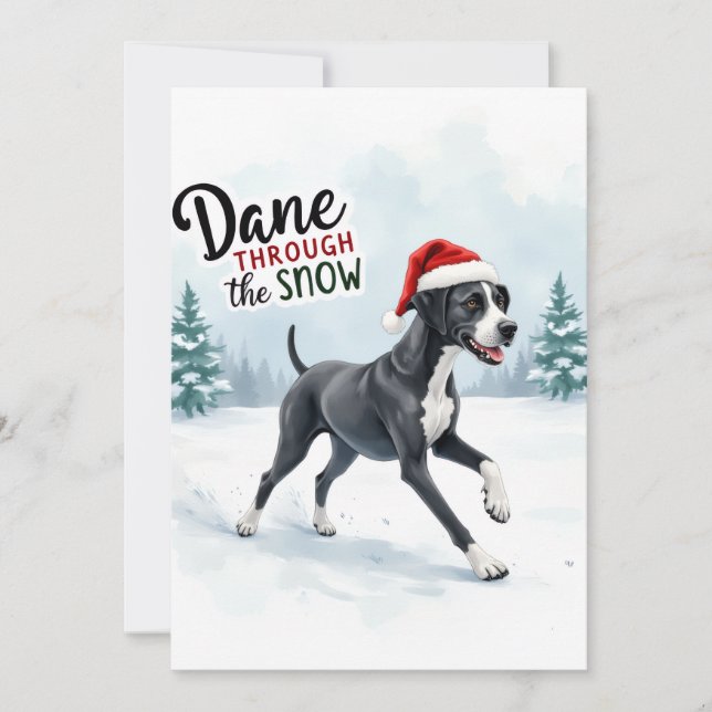 Carte Beautiful Great Dane greeting card (Devant)