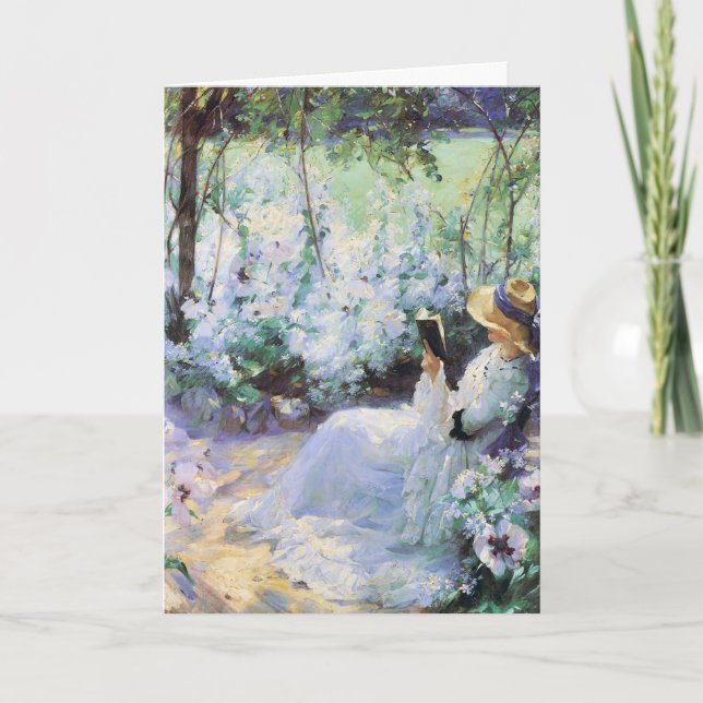 Carte Beaux-arts délicieux de Frank Bramley de solitude (Devant)