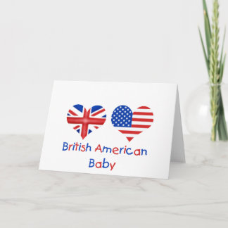 Carte Bébé américain britannique