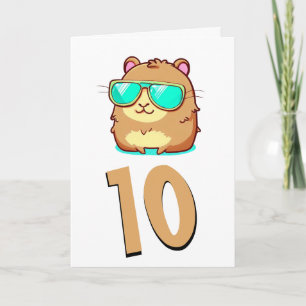 Carte Bébé chibi dragon vert