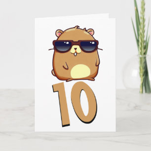 Carte Bébé chibi dragon vert