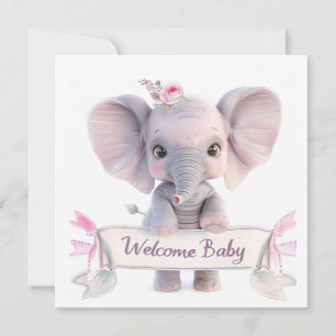 Carte bébé de bienvenue