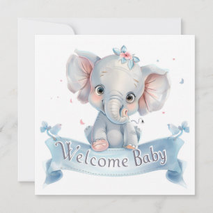 Carte bébé de bienvenue