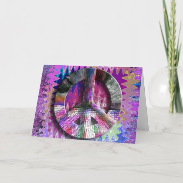 Carte Bébé de paix ! (Devant)