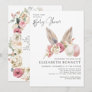 Carte Bébé du printemps   Baby shower de Pâques