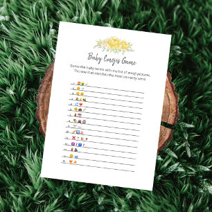 Carte bébé Emojis Teddy Bear Card