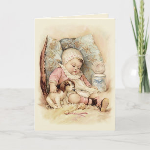 Carte Bébé endormi