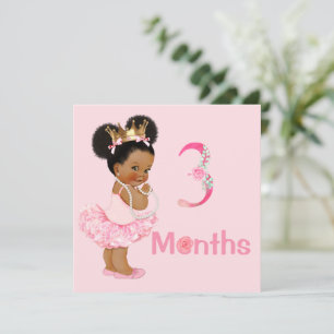 Carte Bébé Fille Marqueurs mensuels Jalons Fille