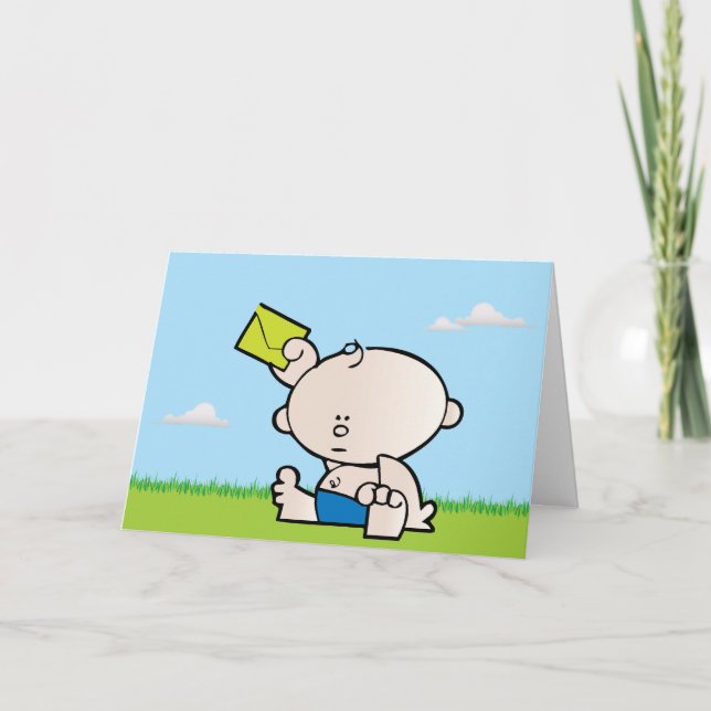 Carte bébé pour bébé (Devant)
