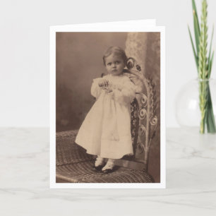 Carte Bébé vintage