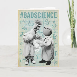 Carte Bécher et Bunsen   #BadScience