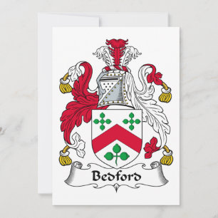 Carte Bedford Family Crest