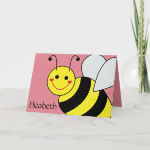 Carte Bee Bumble Personnalisée