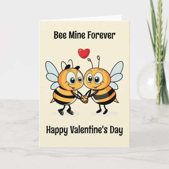 Carte Bee Valentine (Devant)
