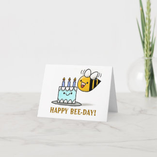 Carte beeday, HEUREUX BEE-DAY !