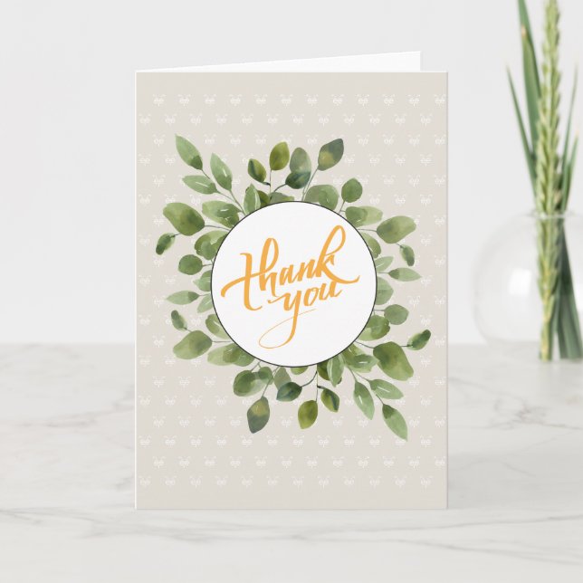 Carte Beeple Thank You Floral card (Devant)