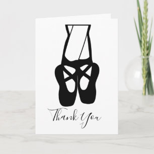 Carte Belle Ballet Danseuse Chaussons Appréciation de l'