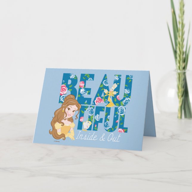 Carte Belle | Beautfiul à l'intérieur et à l'extérieur (Devant)