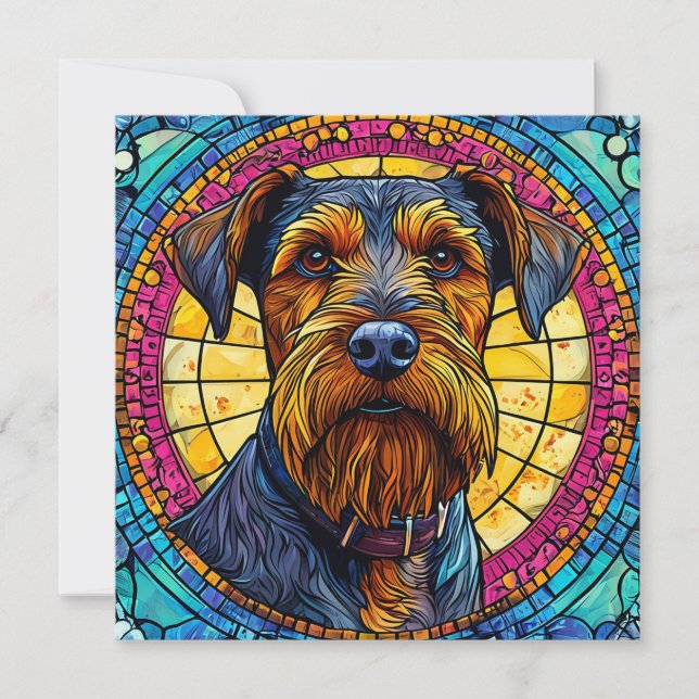 Carte Belle caricature Chien (Devant)