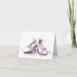 Carte Belle Chaussures de danse BLANC