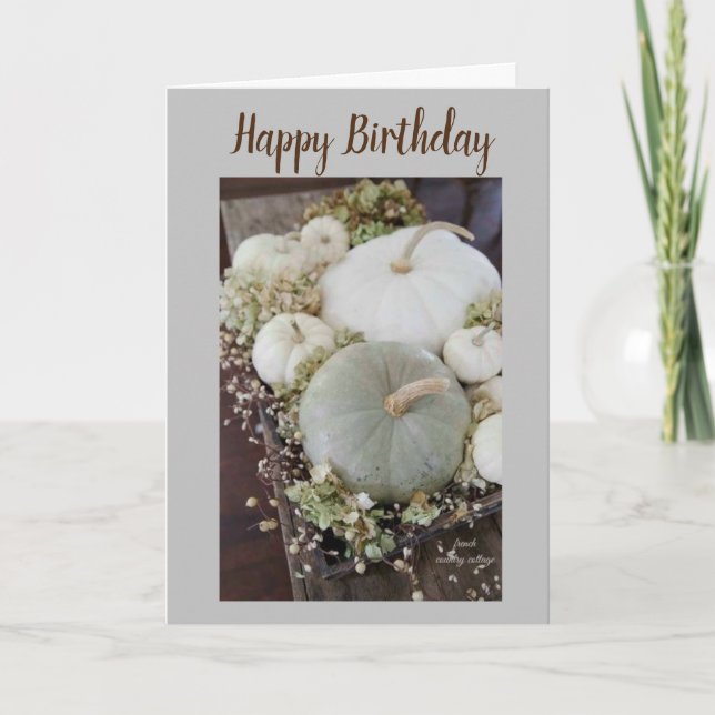 CARTE **BELLE CHUTE** JOYEUX ANNIVERSAIRE (Devant)
