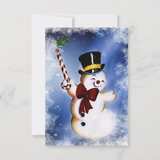 Carte Belle danse Snowman (Devant)