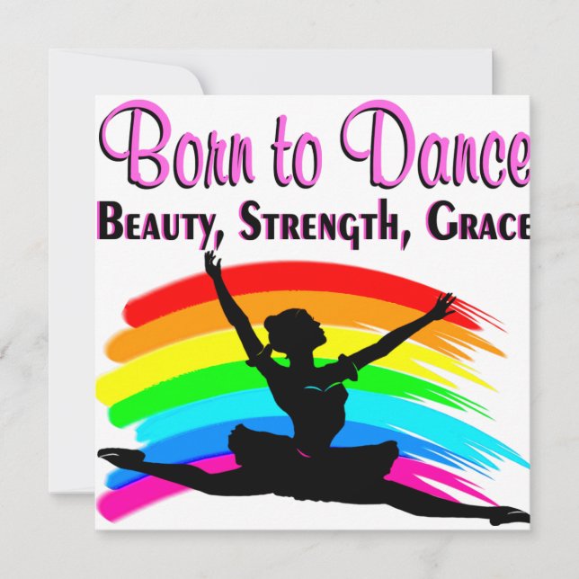 CARTE BELLE DANSEUSE (Devant)