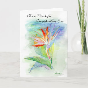Carte Belle-fille de joyeux anniversaire