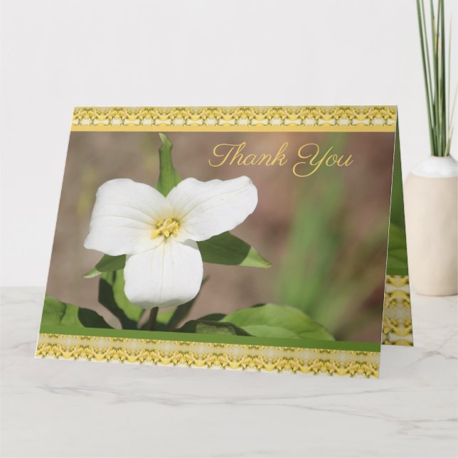 Carte Belle Fleur Blanche (Devant)