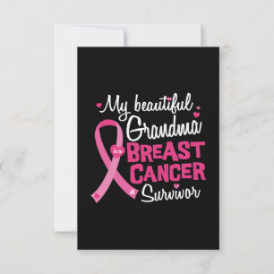 Carte Belle grand-mère Cancer du sein Survivant