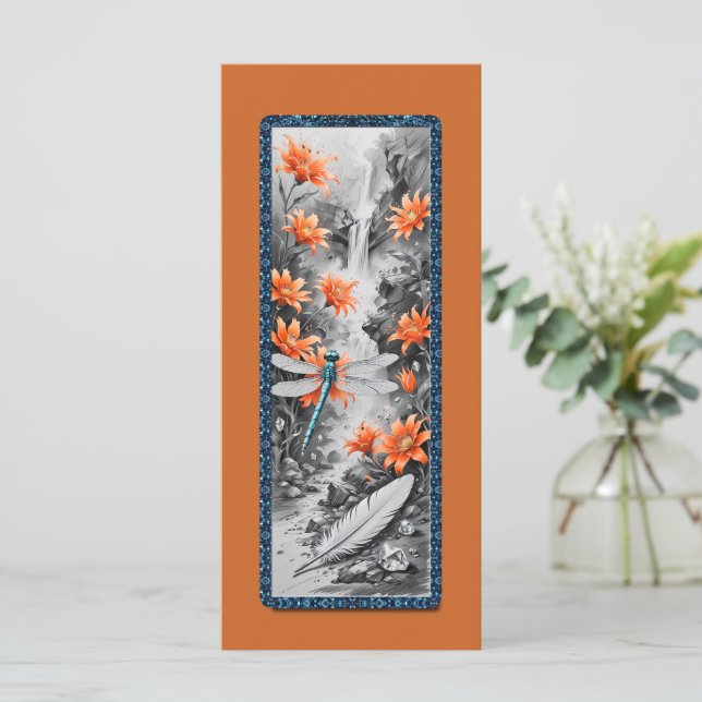 Carte Belle libellule (Debout devant)