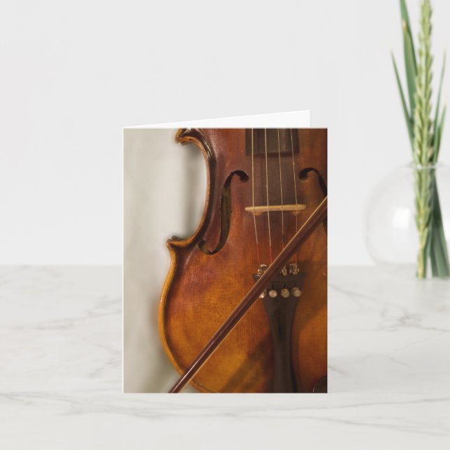 Carte Belle musique—Violon (Devant)