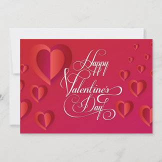 Carte Belle Saint Valentin Design moderne tendance